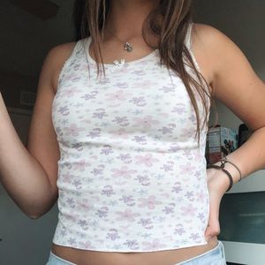 Vintage floral tank
